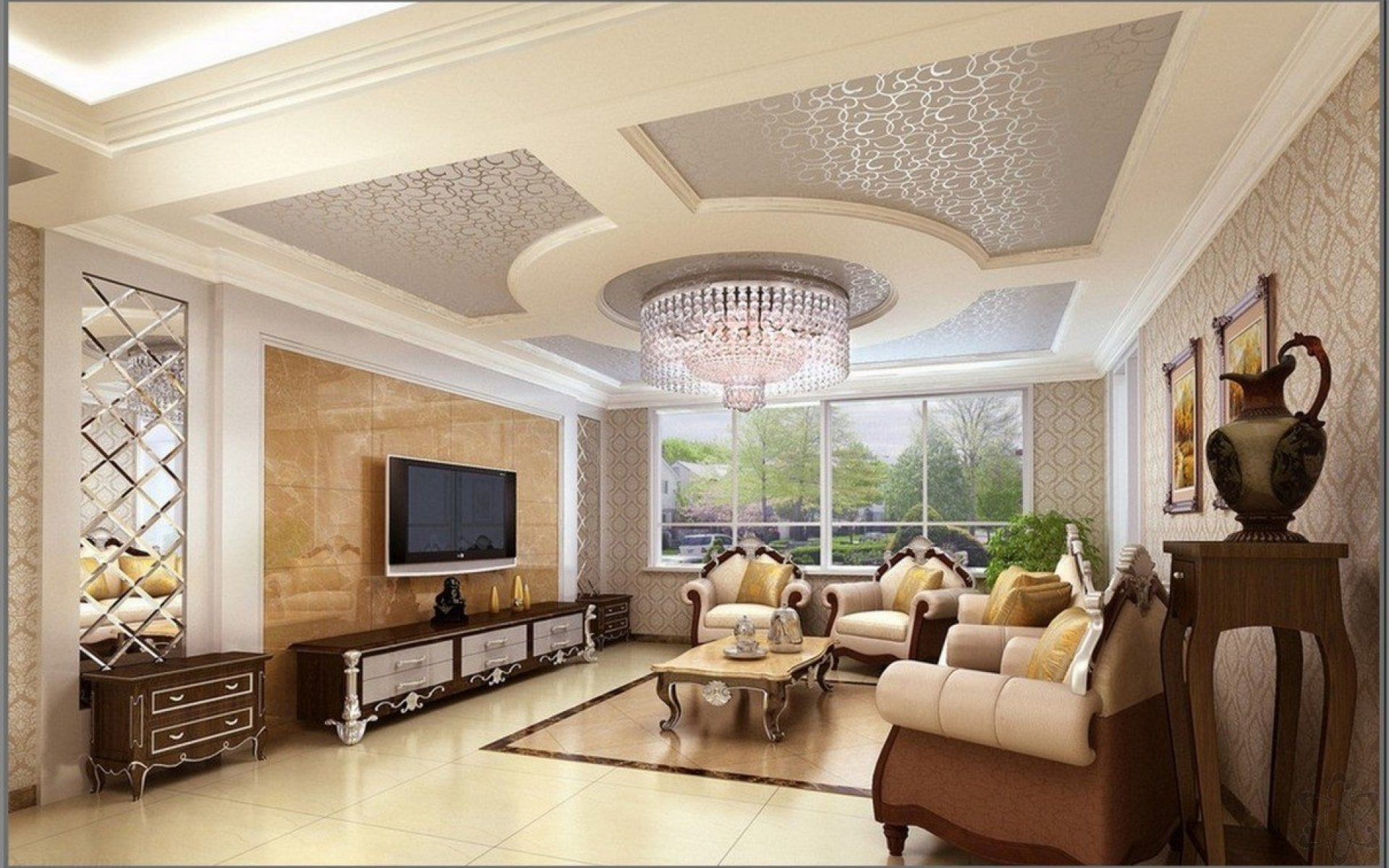 Desain Ruang Tamu Klasik Modern Interior Ruang Tamu Mewah Idaman Terbaik⁃d⁃jpg